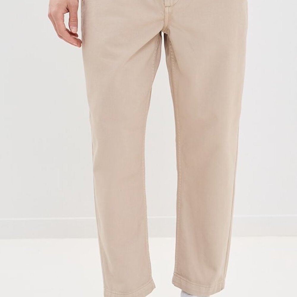 Wax London Kurt Twill Trouser - Khaki